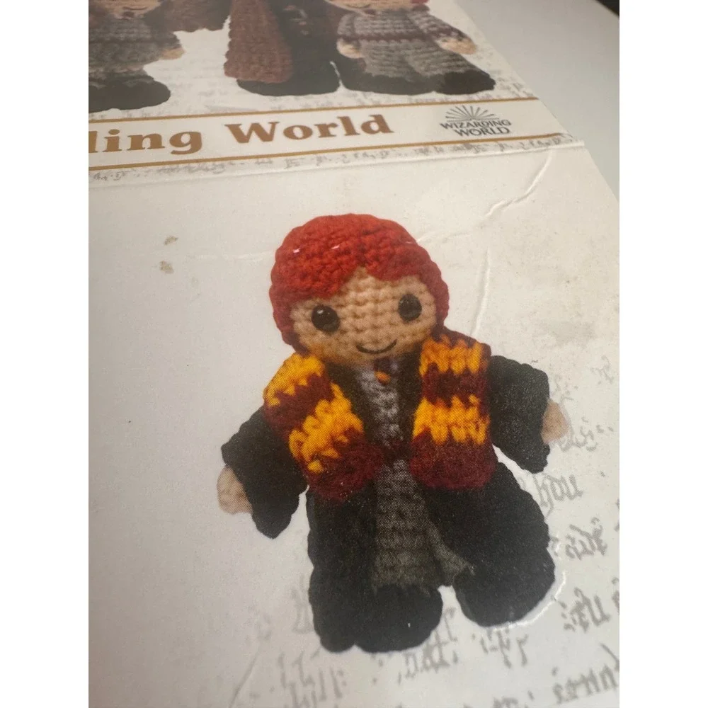 Harry Potter Crochet Craft Kit Open Box Complete With Wand Needle Amigurumi Set‎